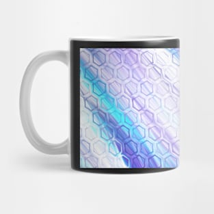 Fractal hexagons Mug